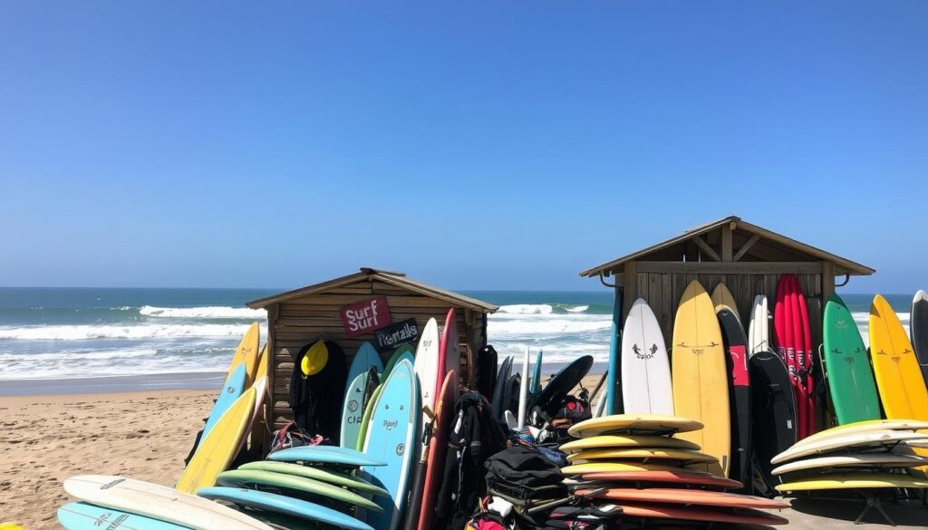 surf equipment rental Taghazout
