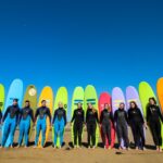 family in a surf holiday in morocco