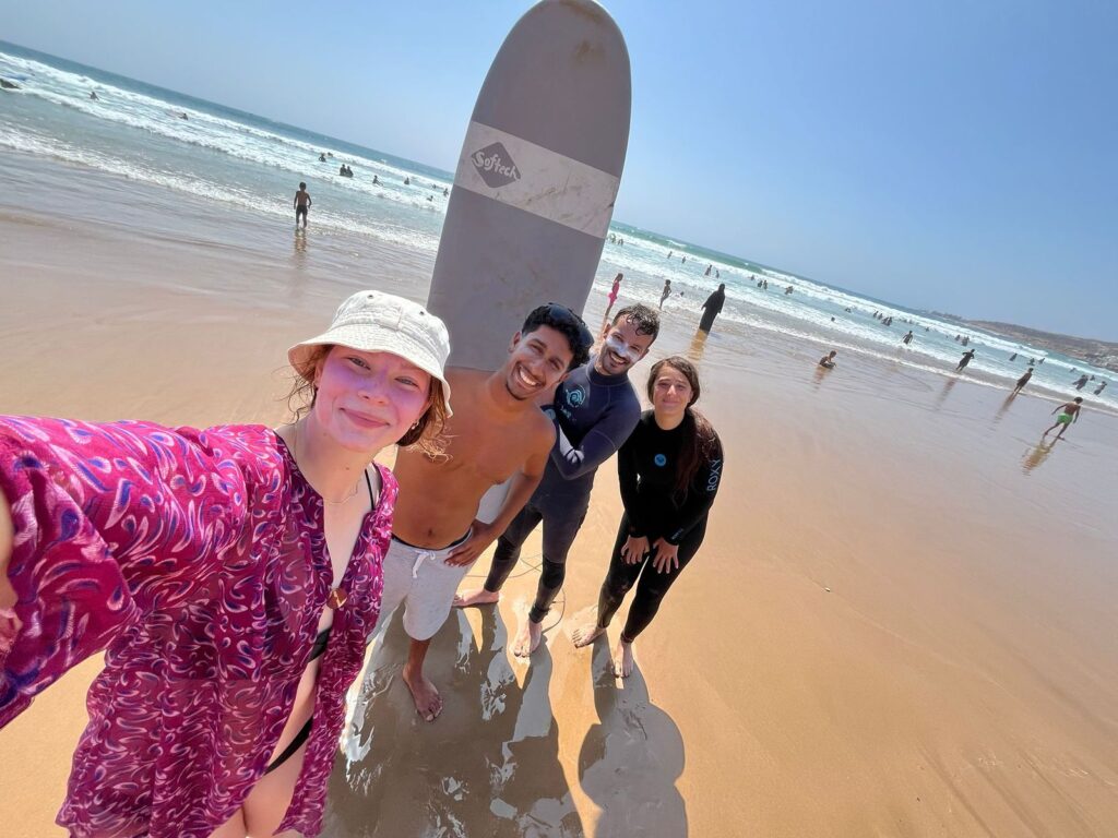Surf with Friends: Taghazout Group Lessons Made Easy