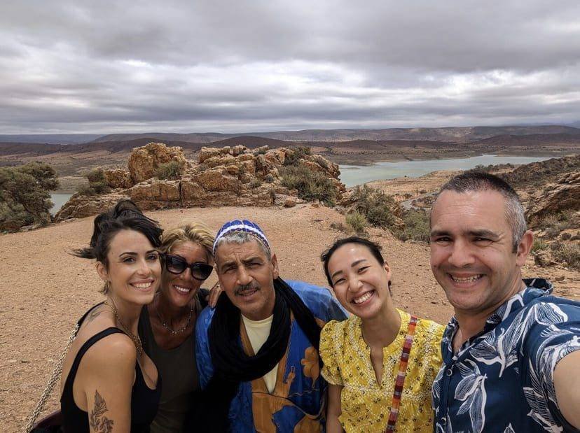 Traditional caved fishermen houses on Morocco's Atlantic coast