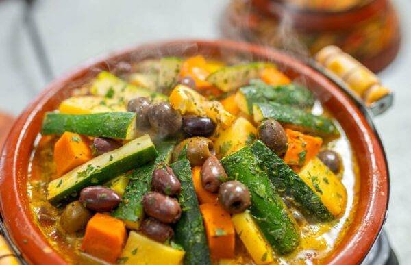 Moroccan chicken tagine surf camp Taghazout