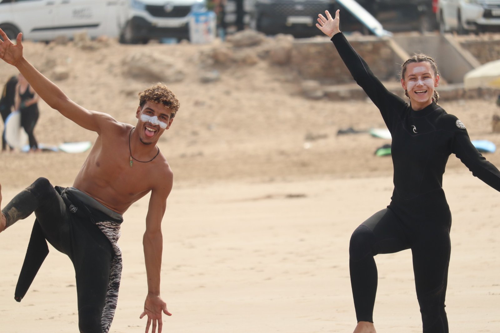 Small group surf lesson Taghazout max 5 students per instructor