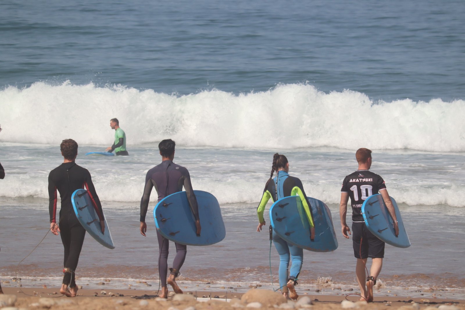 Surfing in Taghazout, Morocco