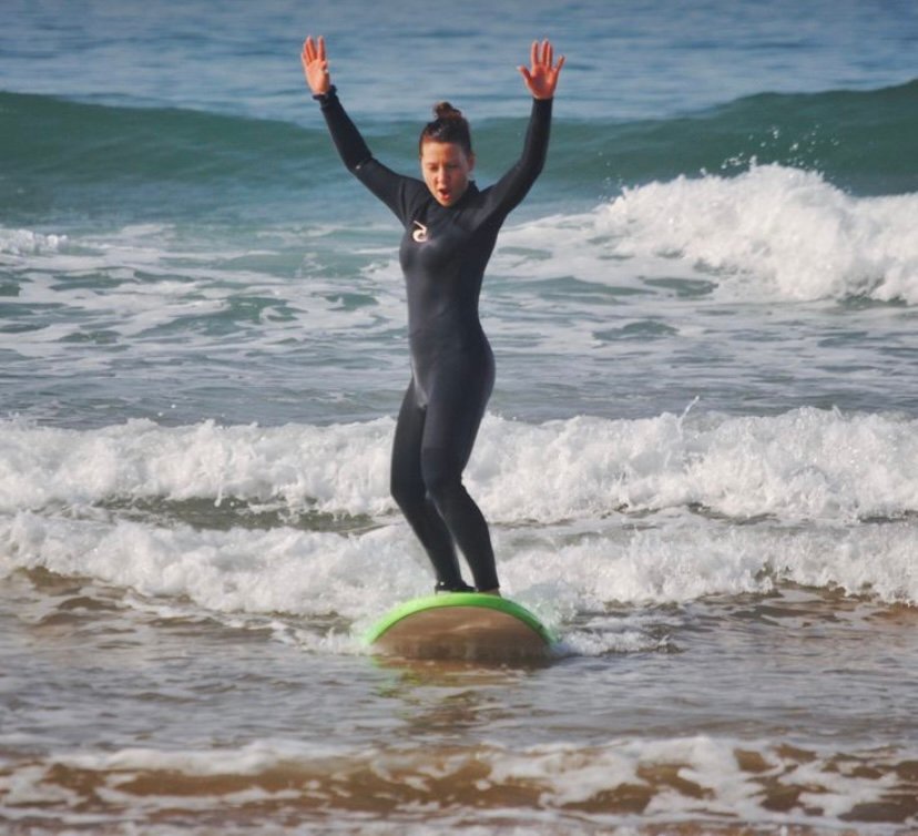 Happy surfers after session Taghazout
