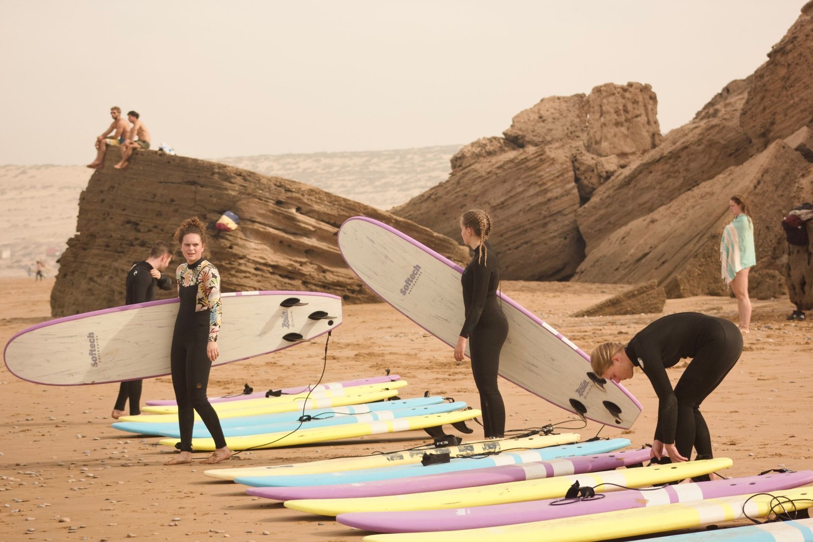 Surfing near Tamraght